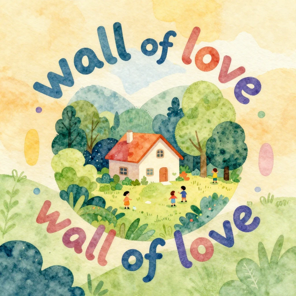 A vibrant watercolor illustration of an abstract, stylized "...