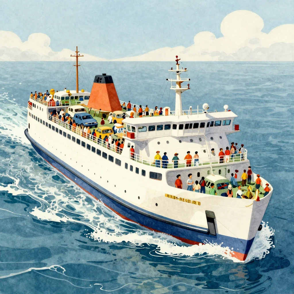 A vibrant watercolor illustration in retro style, showing a ...