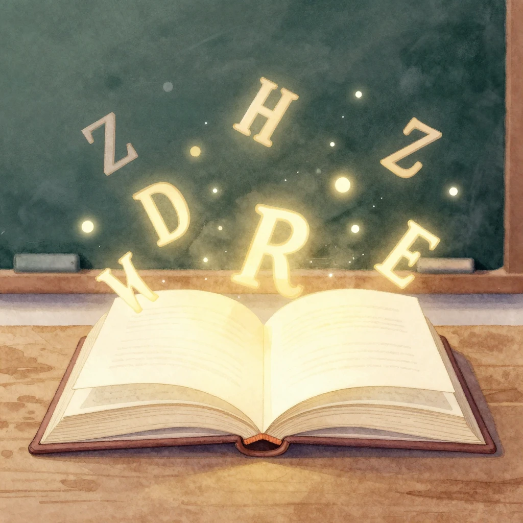 A watercolor illustration of an open book with glowing pages...