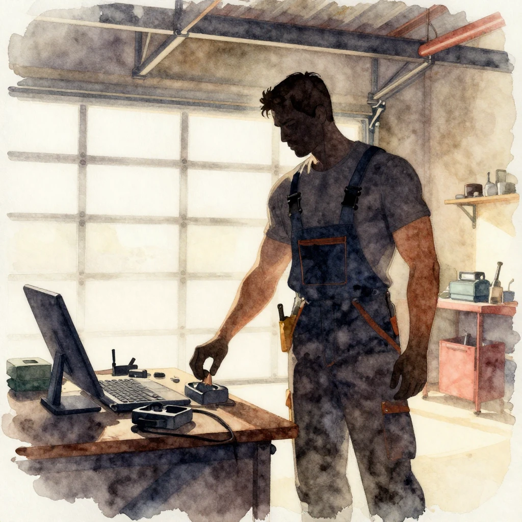 A watercolor illustration focusing on the silhouette of a st...