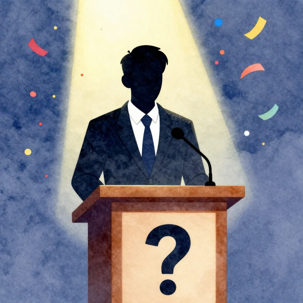 A vibrant watercolor cartoon illustration of a mysterious si...