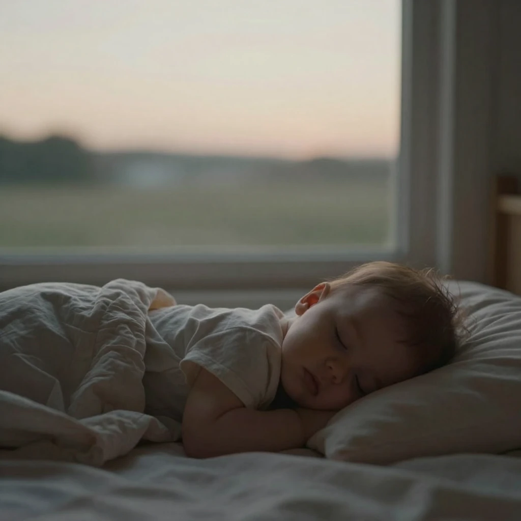 A very peaceful and calming scene, with soft, muted colors, ...