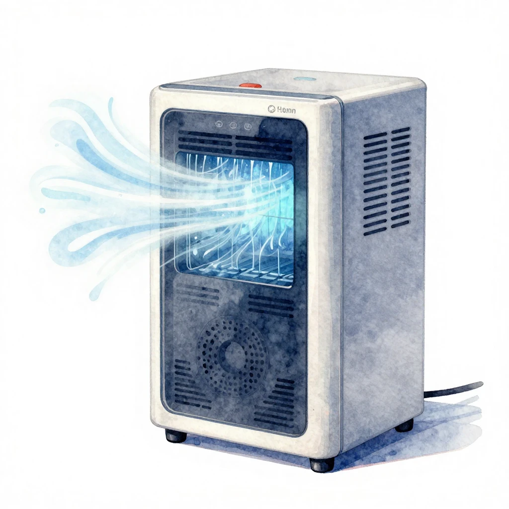 A vibrant watercolor illustration showing a modern system or...