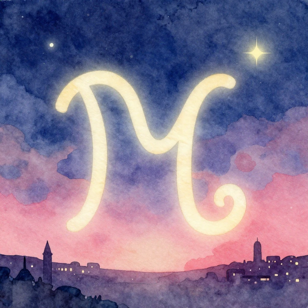 Two subtle, intertwined Aquarius water signs symbols, render...