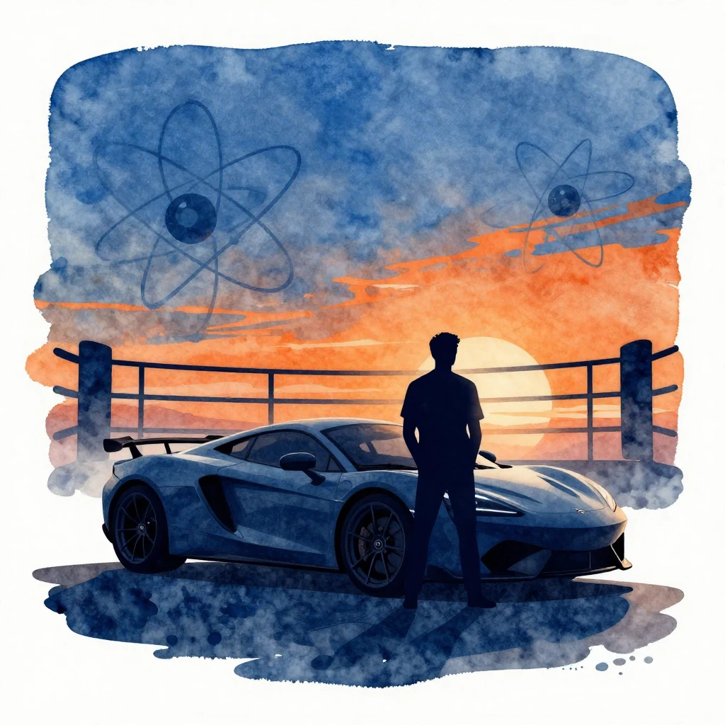 A watercolor painting in a minimalist digital art style, dep...