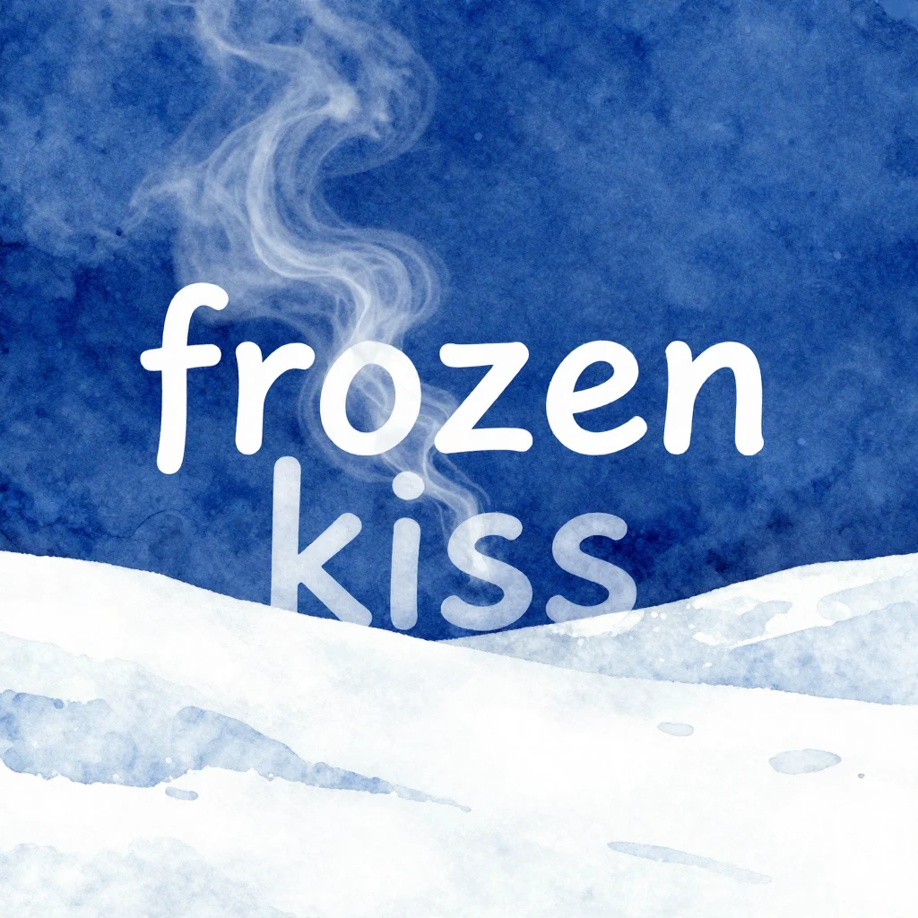 Vibrant watercolor abstract art, minimalist, dark blue and w...