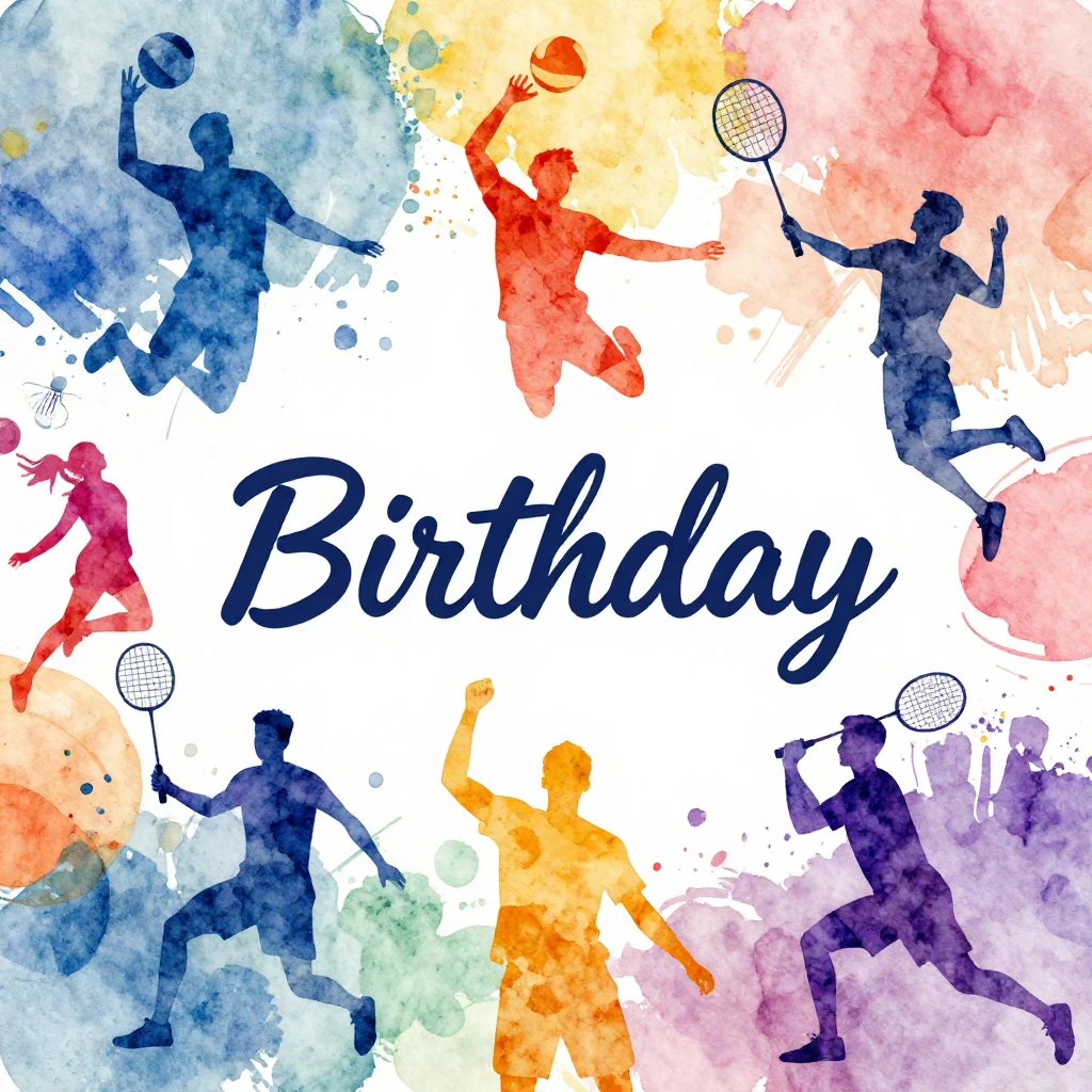 Vibrant watercolor style, dynamic modern illustration for a ...