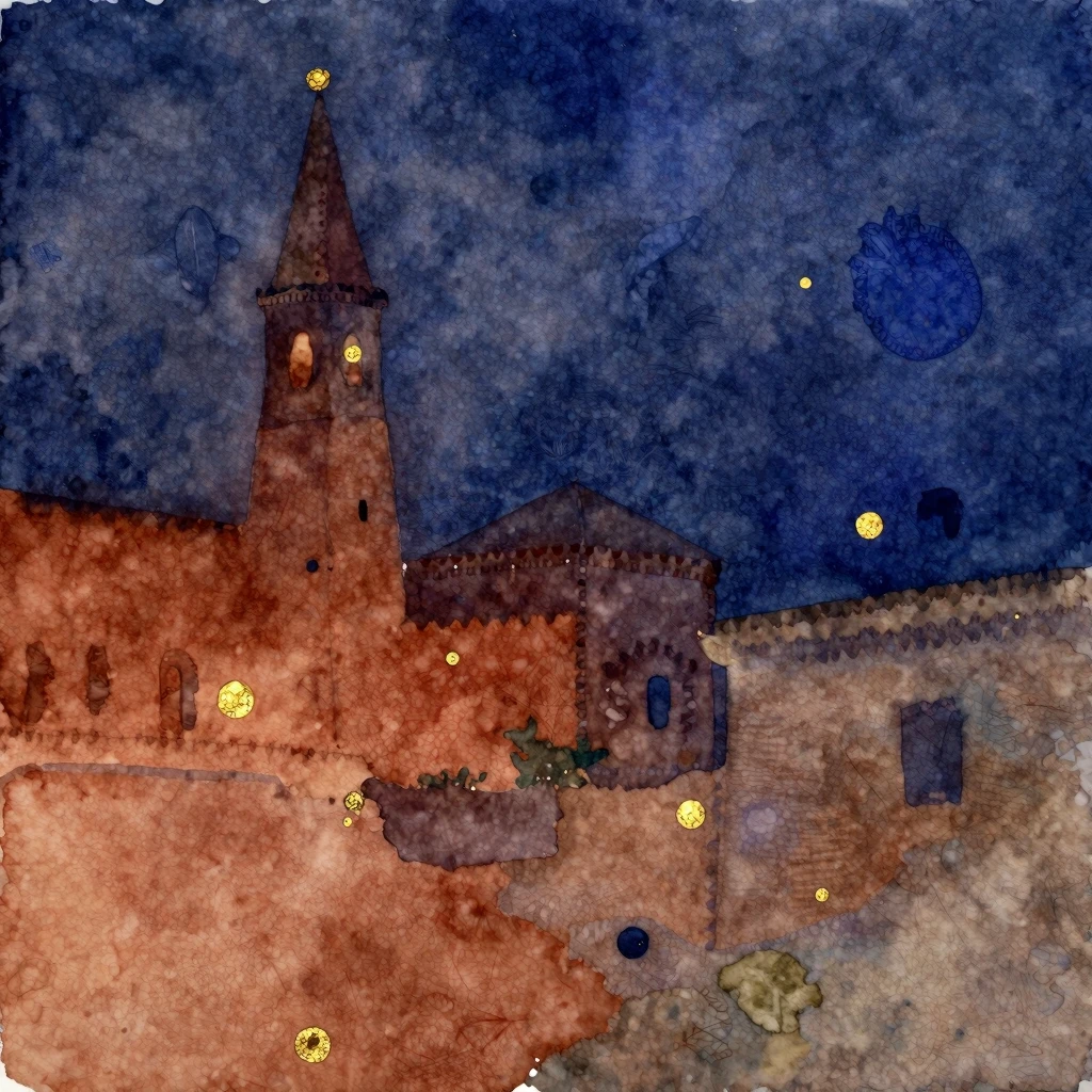 Vibrant watercolor style. Album art with subtle Armenian/Tur...