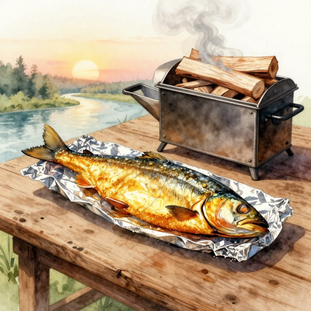 A detailed watercolor illustration focusing on a perfectly g...