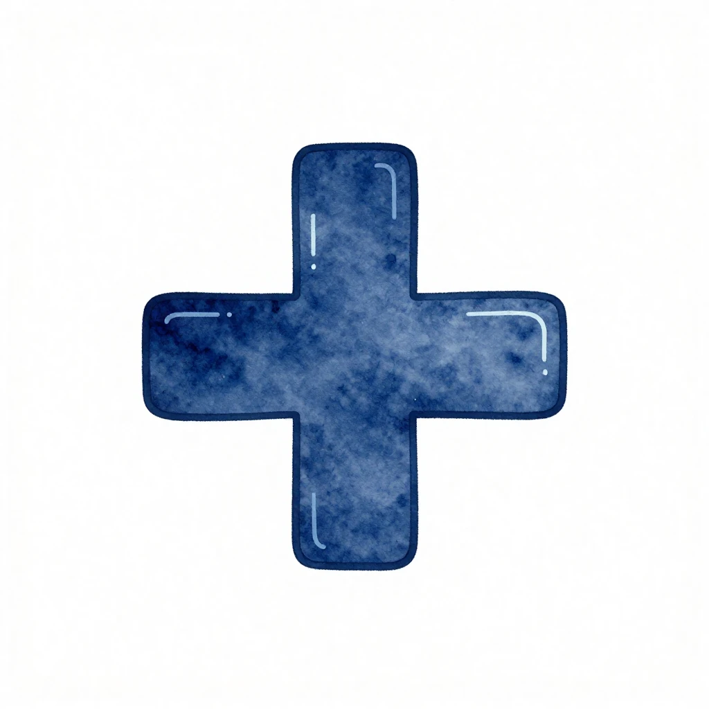 A minimalist watercolor illustration focusing on a stylized ...