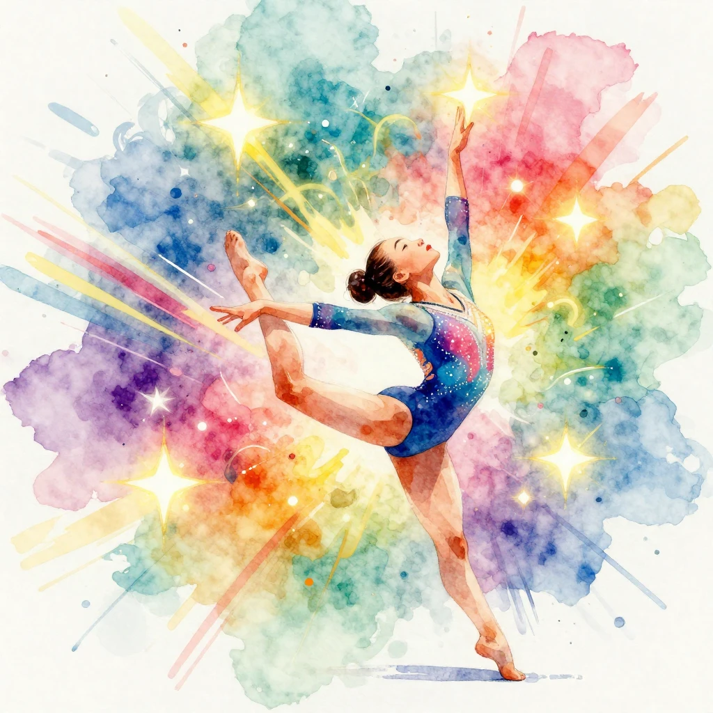 Vibrant watercolor illustration. Abstract representation of ...