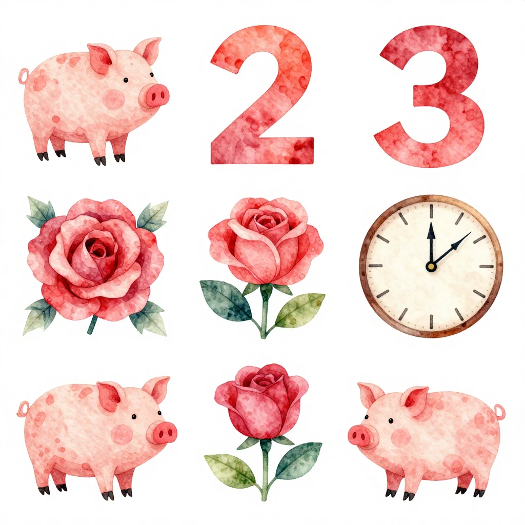 A vibrant watercolor illustration depicting abstract represe...