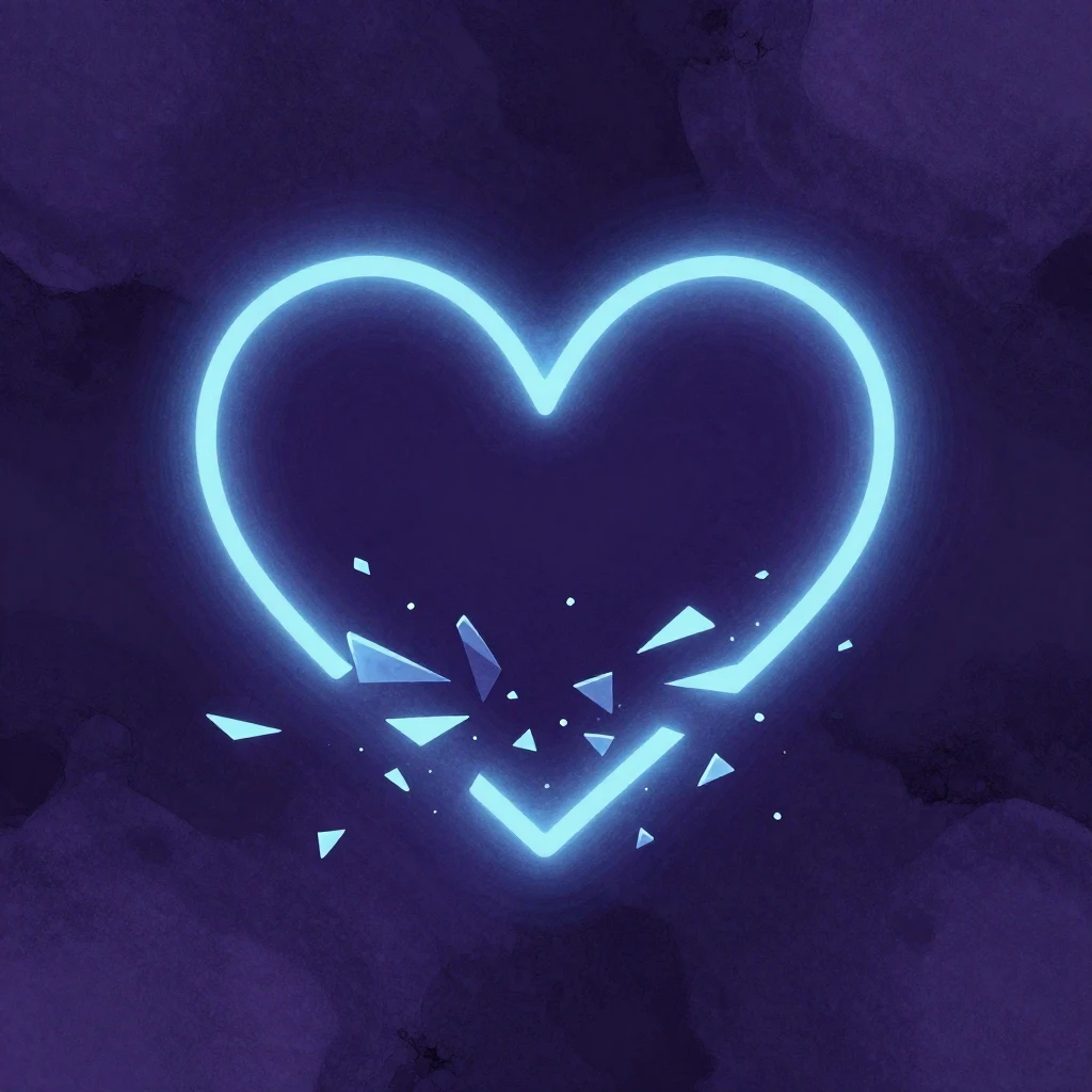 A dark abstract background with a glowing silhouette of a he...