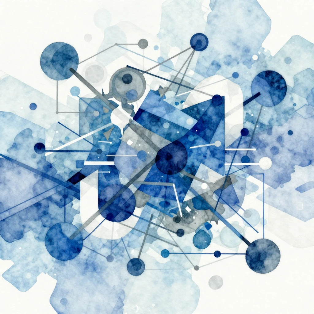 Vibrant watercolor style abstract illustration, representing...