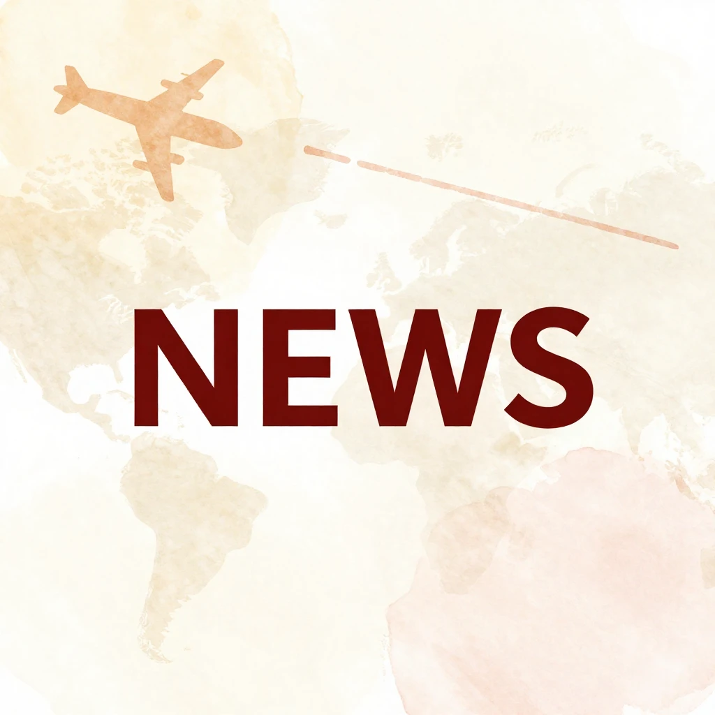 A subtle background with abstract elements hinting at travel...