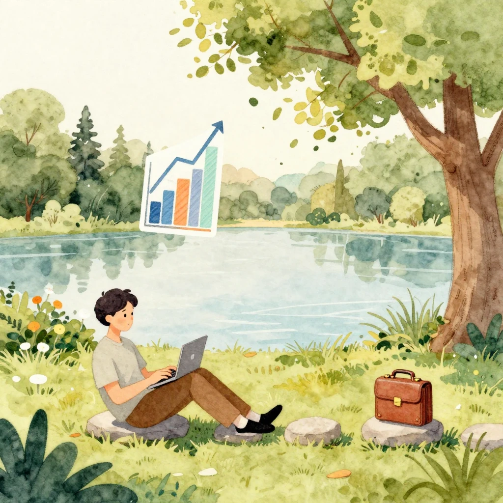 A vibrant watercolor painting illustrating the concept of wo...