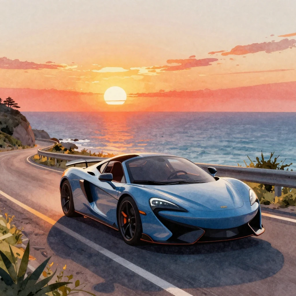 A vibrant watercolor illustration depicting the silhouette o...