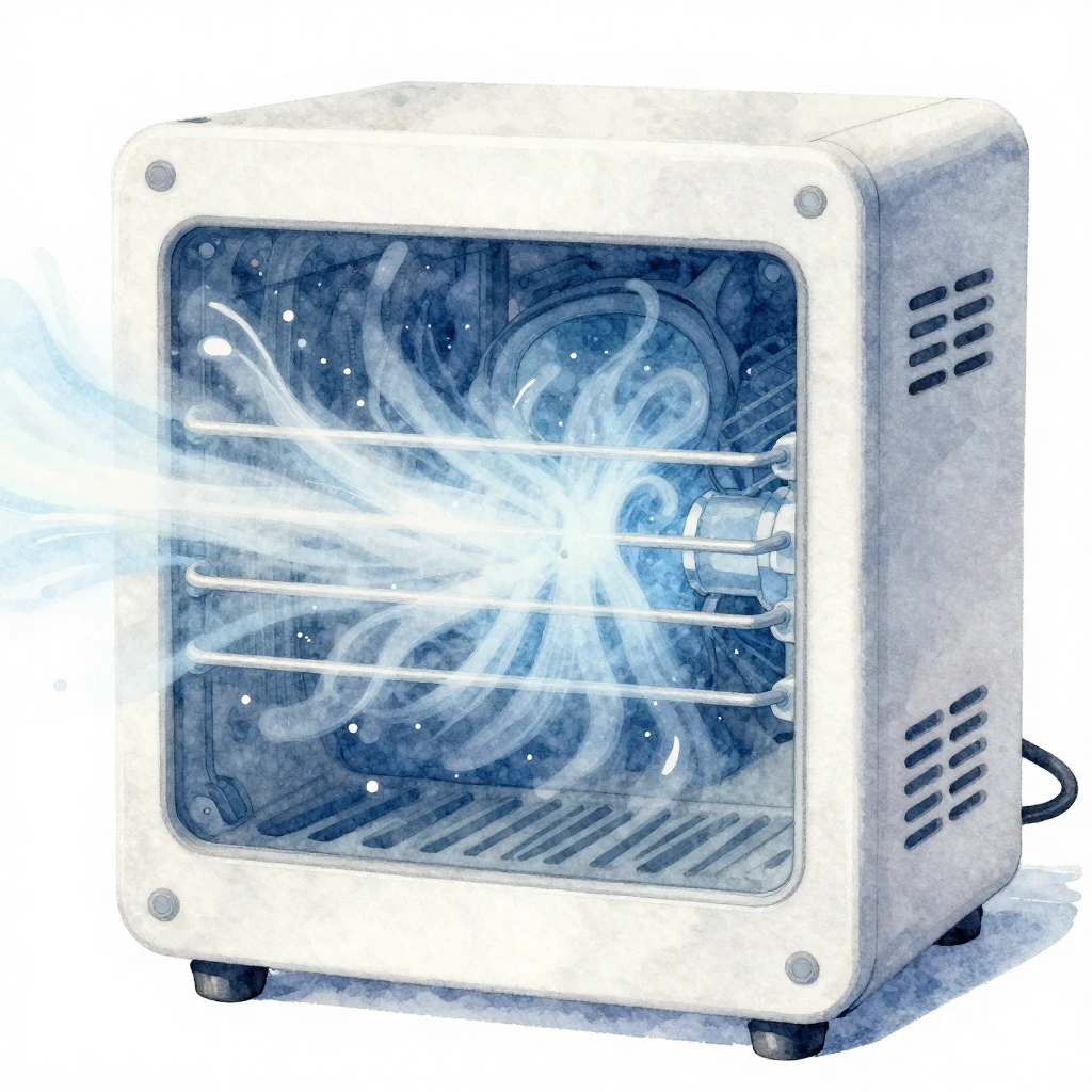 A vibrant watercolor illustration showing a system or device...