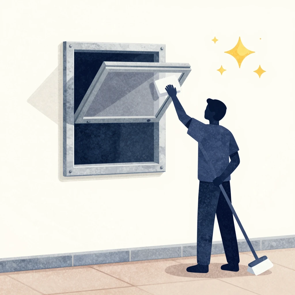 Watercolor style illustration of a clean interior wall with ...
