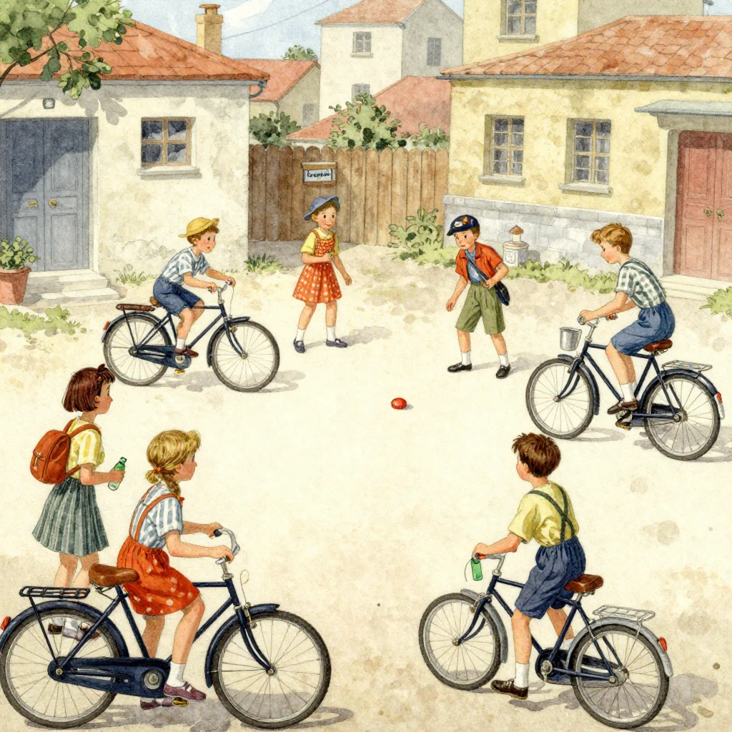 A watercolor illustration with a vintage aesthetic, showing ...