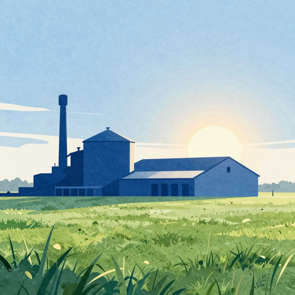 A watercolor and minimalist vector art silhouette of a moder...
