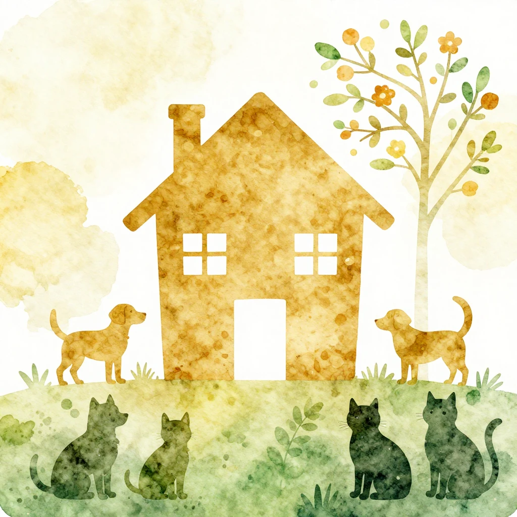 A vibrant watercolor illustration depicting a strong, sturdy...