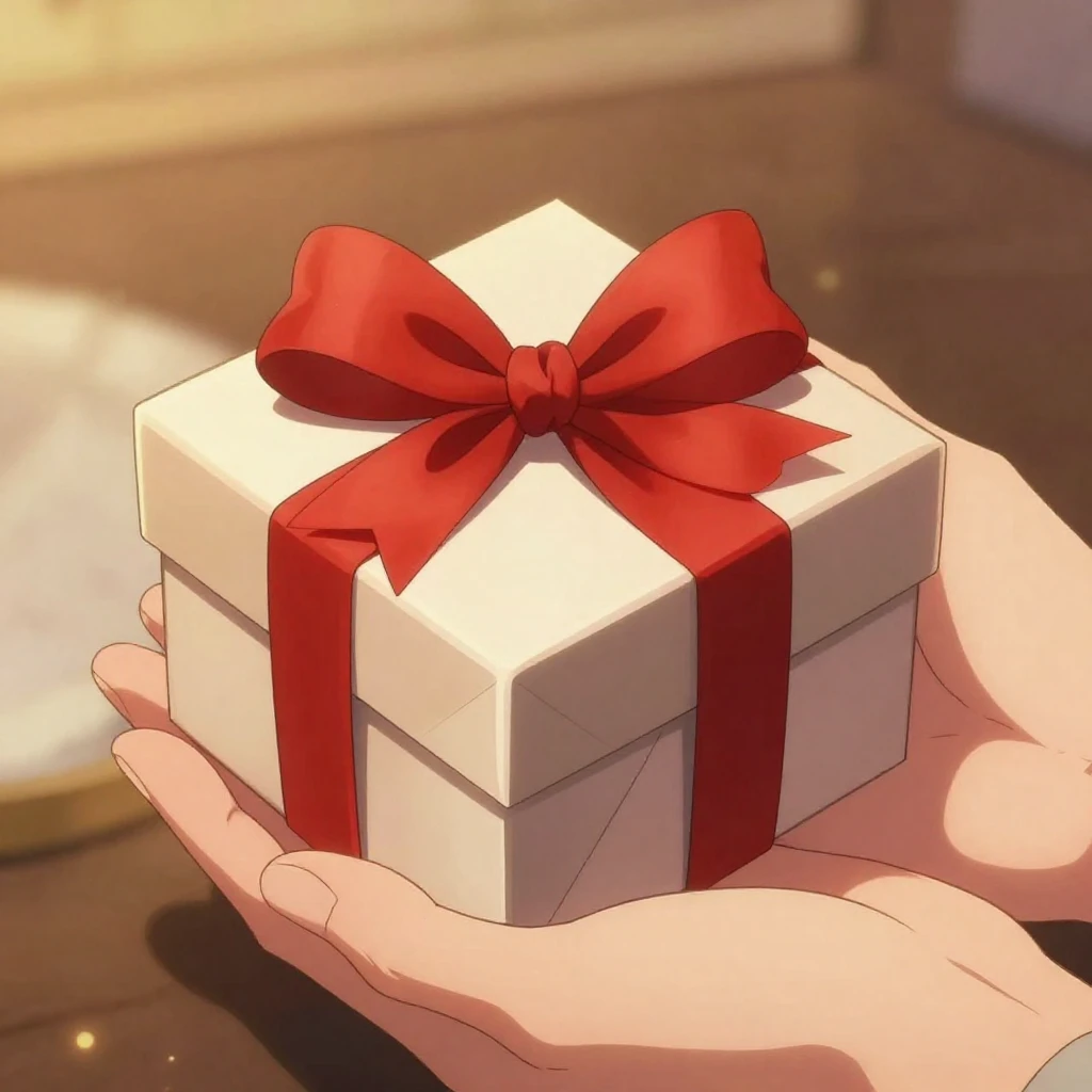 A romantic anime style illustration, close-up of a beautiful...