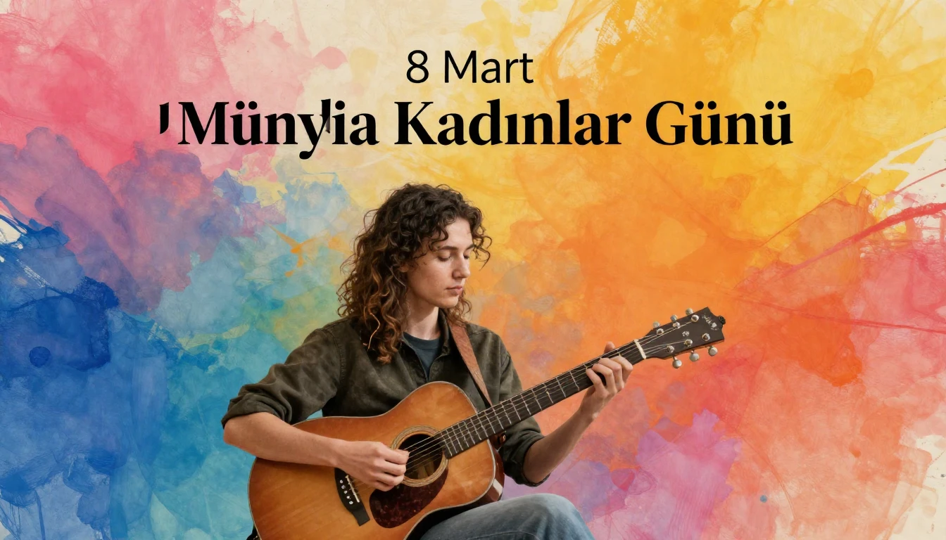 Album cover art for instrumental music about 8 Mart Dünya Ka...