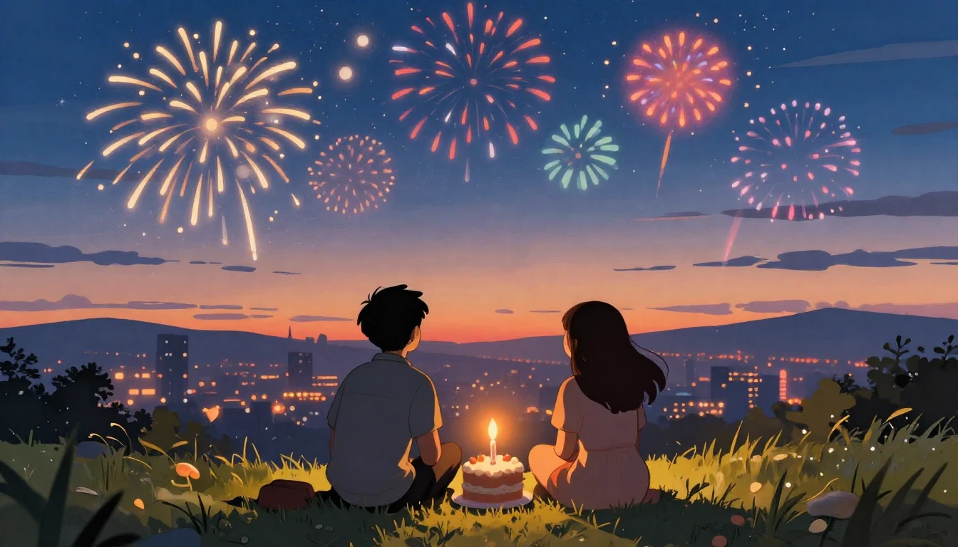 A heartwarming and vibrant illustration focusing on the conc...