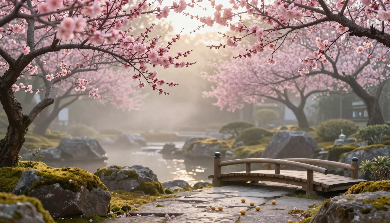 A beautiful landscape depicting the transition from late win...