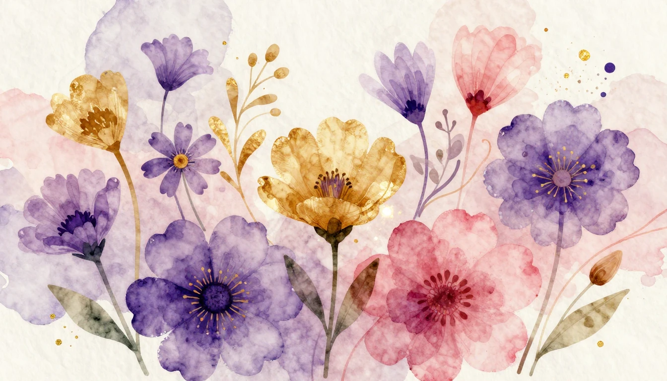A vibrant and artistic watercolor painting representing grow...