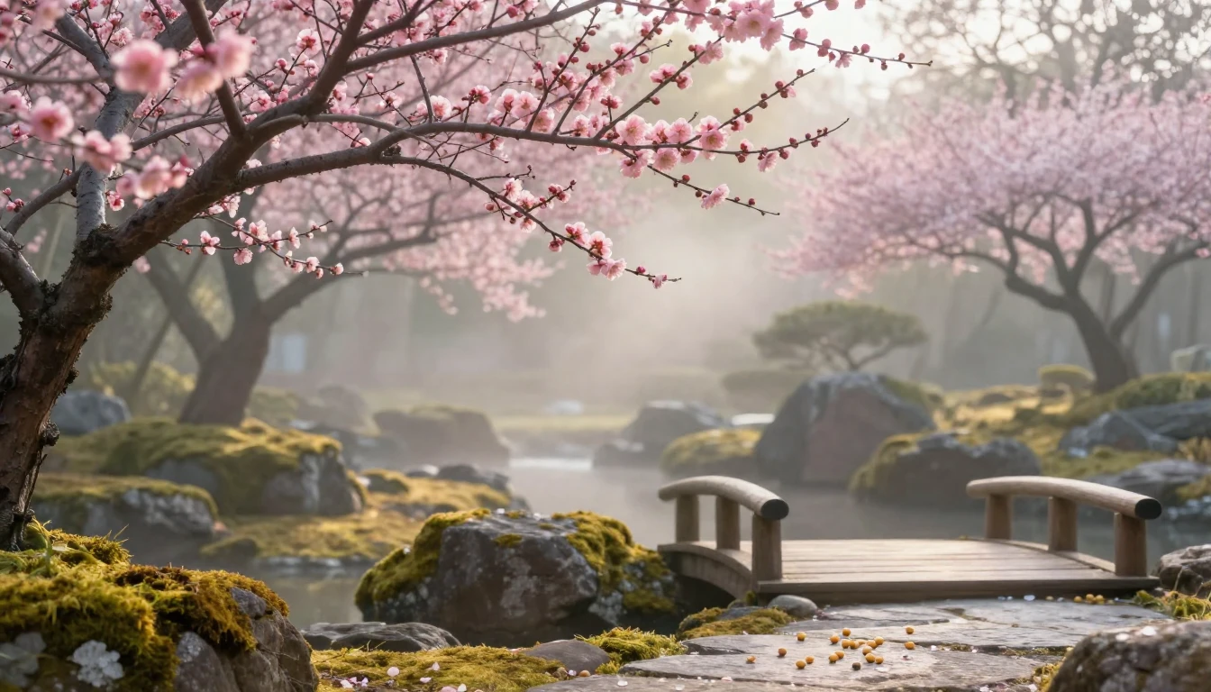 A beautiful landscape depicting the transition from late win...