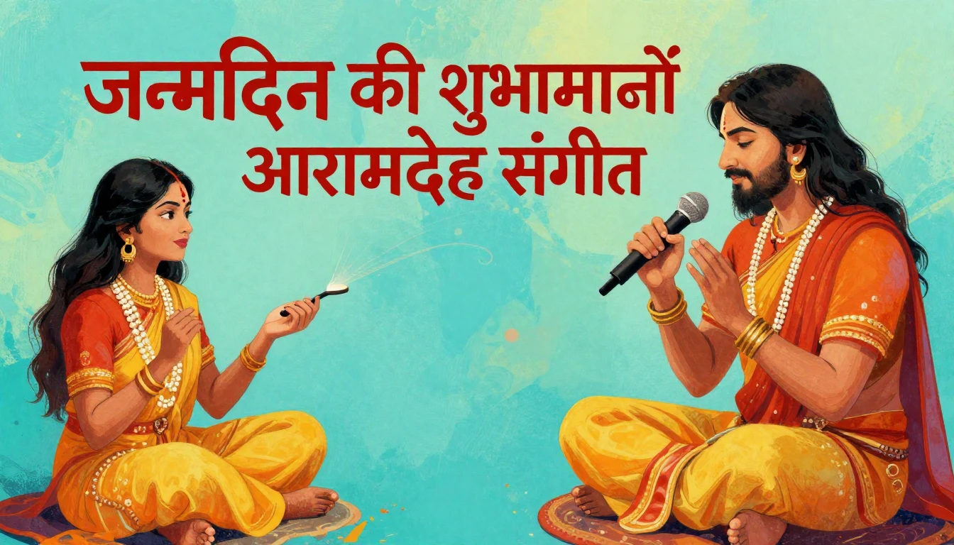 Album cover art for instrumental music about जन्मदिन की शुभक...