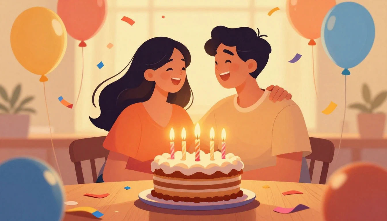 A vibrant and festive digital art illustration symbolizing f...