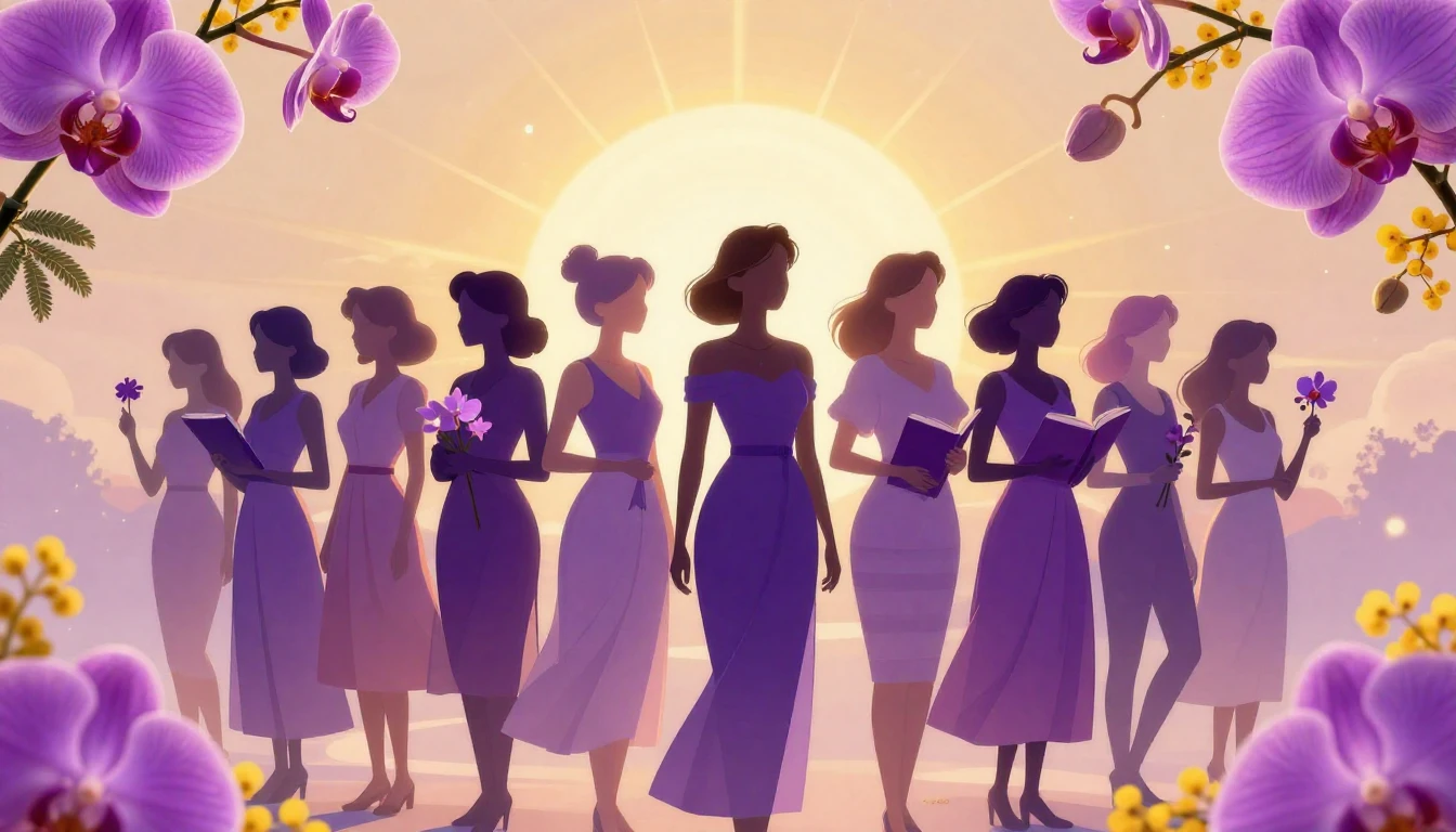 A conceptual illustration celebrating International Women's ...