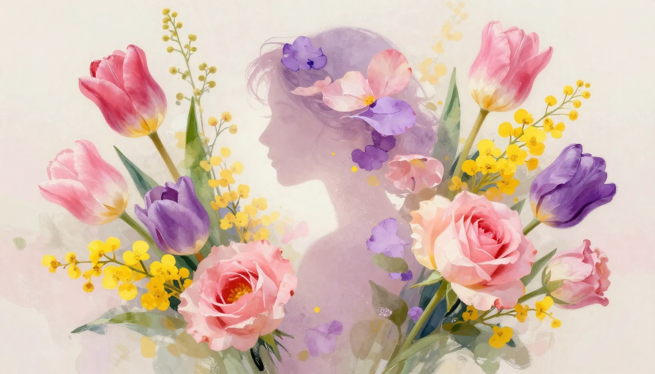 A vibrant and elegant composition celebrating International ...