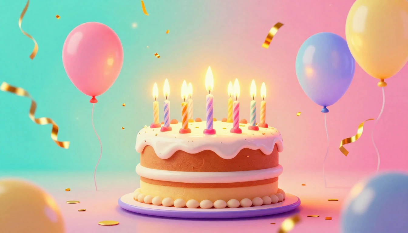 A vibrant and festive music album cover design celebrating a...