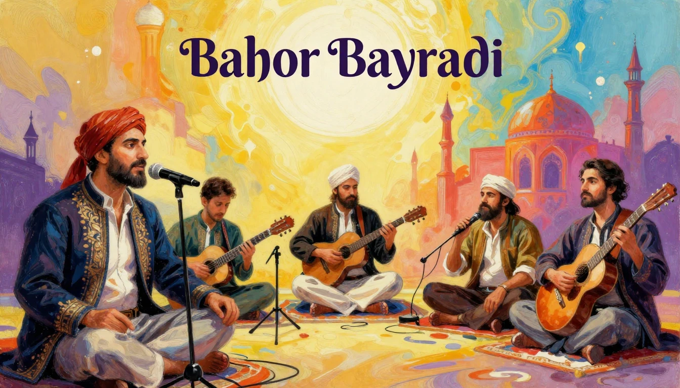 Album cover art for instrumental music about Bahor bayrami u...