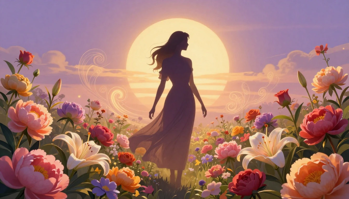 A vibrant and artistic representation of growth and empowerm...