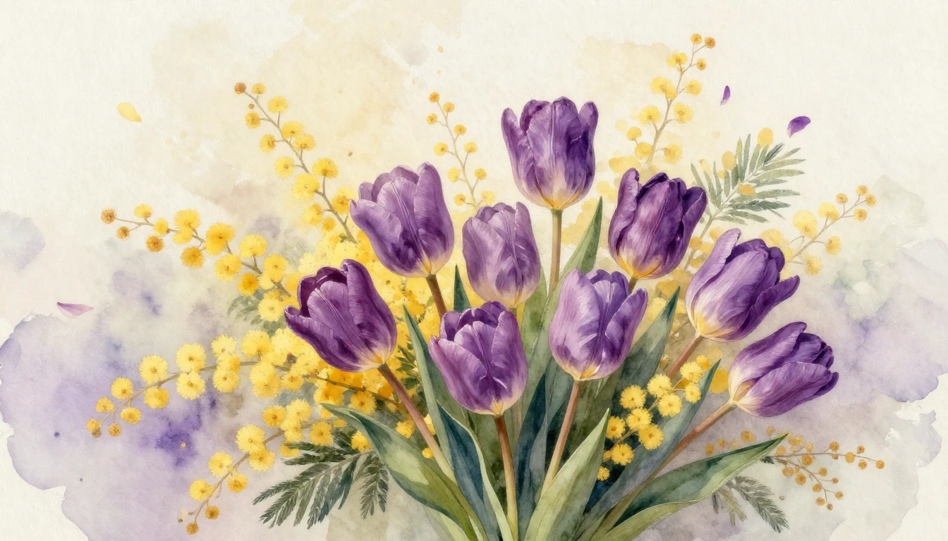 A breathtaking watercolor painting celebrating International...