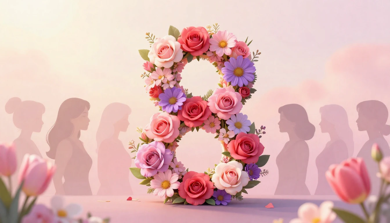 A beautiful and artistic digital illustration celebrating In...