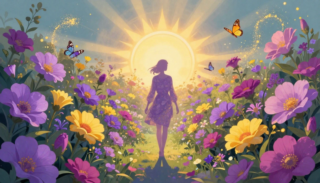 A vibrant and artistic illustration symbolizing growth and u...