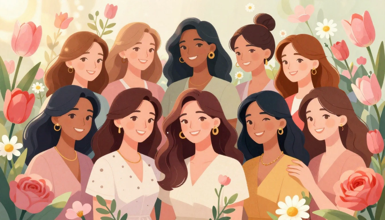 A beautiful, vibrant illustration celebrating International ...