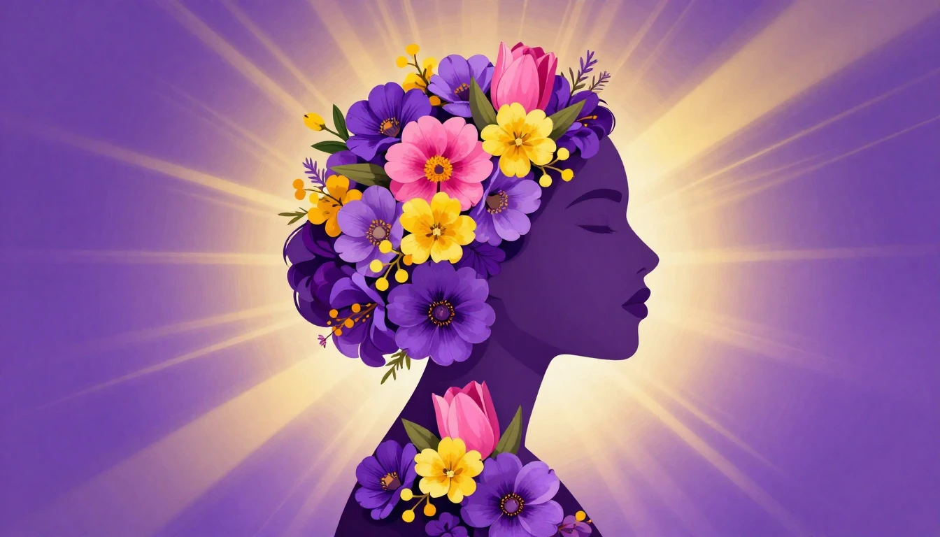 A vibrant and empowering conceptual illustration for Interna...