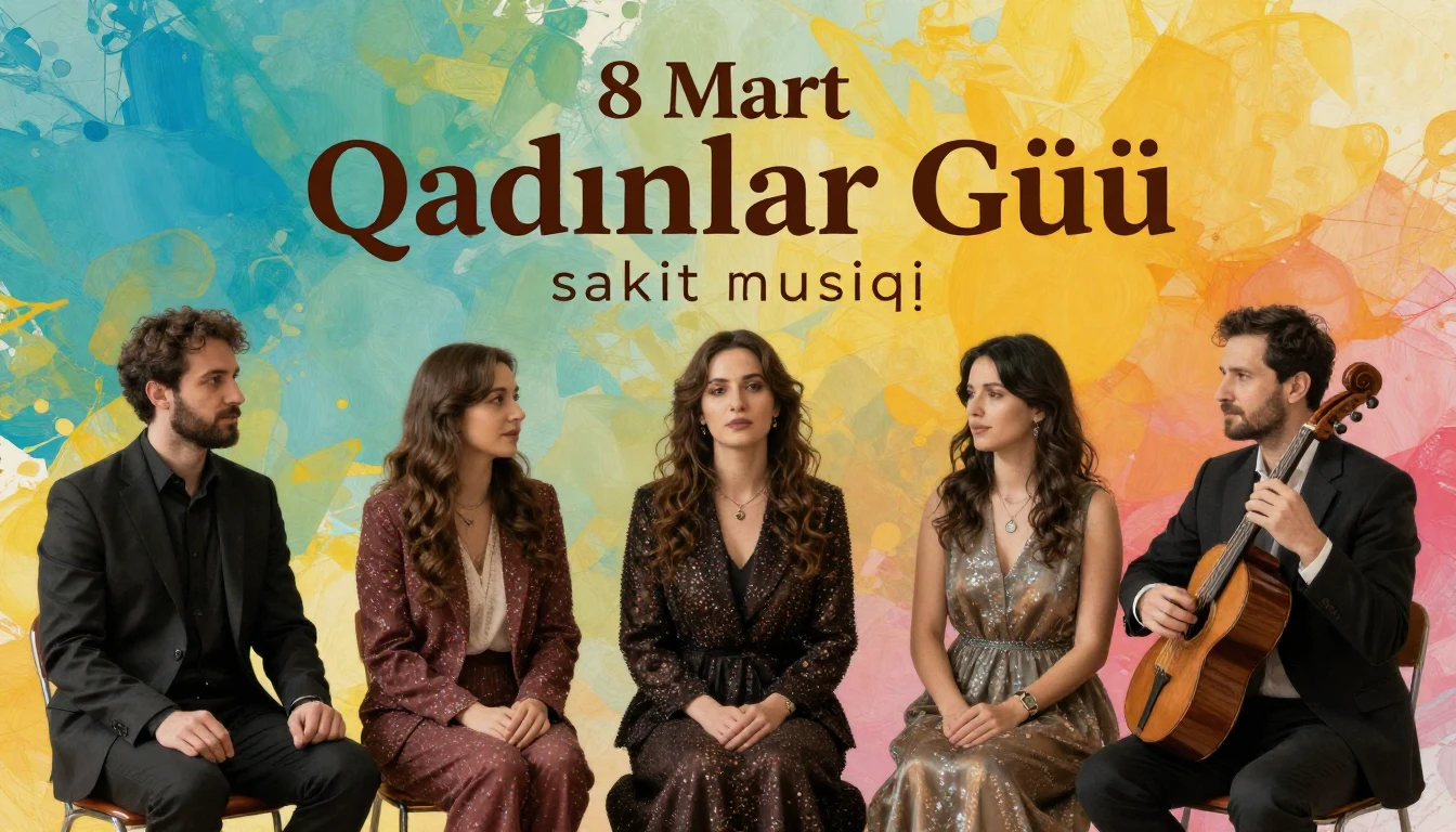 Album cover art for instrumental music about 8 Mart Qadınlar...