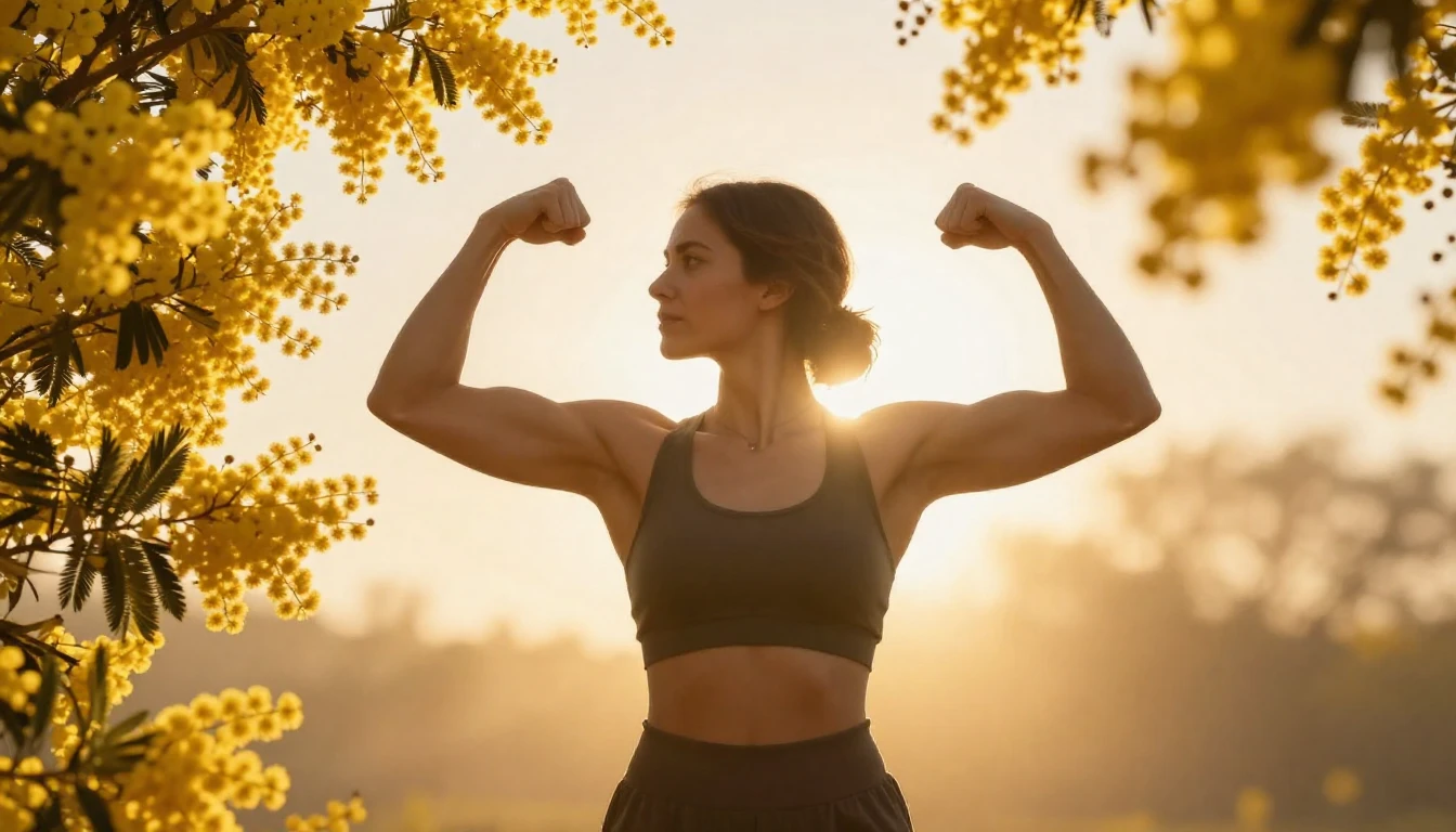 A beautiful silhouette of a strong, confident woman standing...