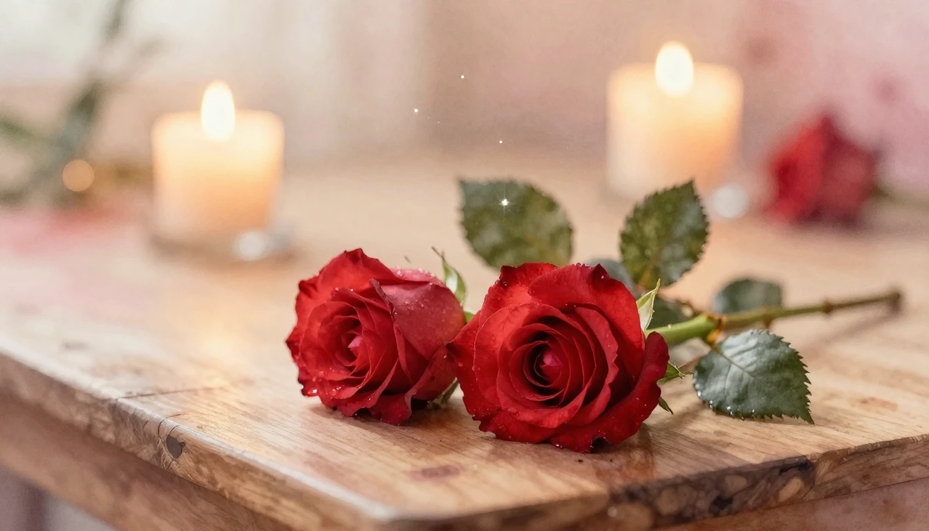 A soft and ethereal watercolor painting depicting two delica...