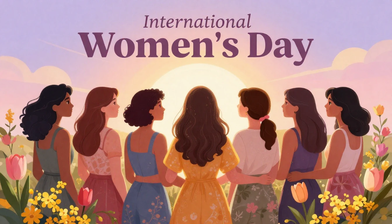 A beautiful and empowering digital art illustration represen...