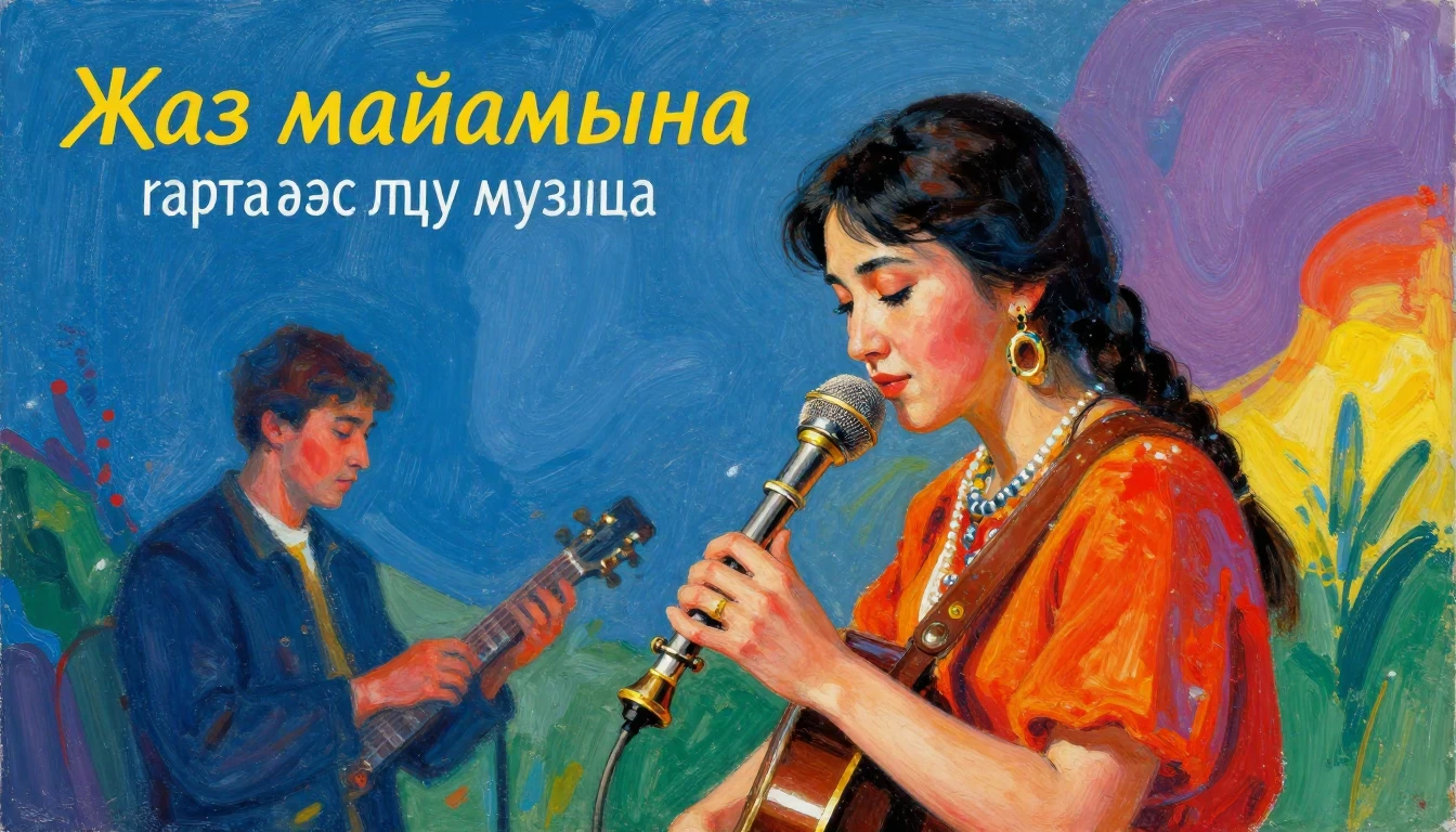 Album cover art for instrumental music about Жаз майрамына к...