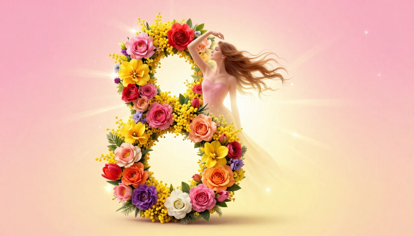 A beautiful and artistic concept for International Women's D...